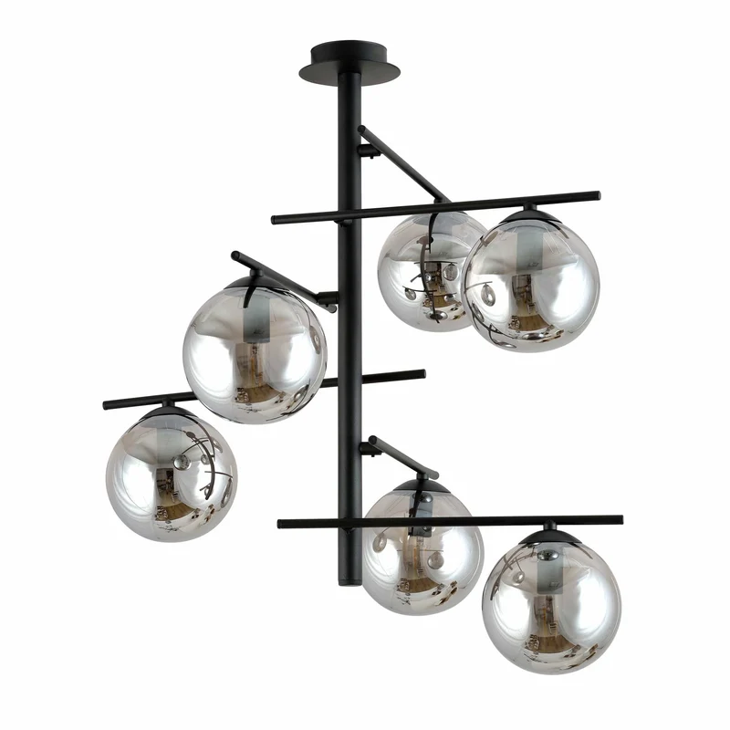 Lustre Verre Et Metal