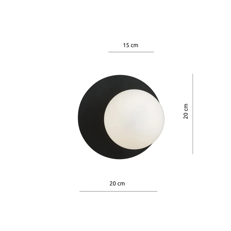 Applique Ronde Noire