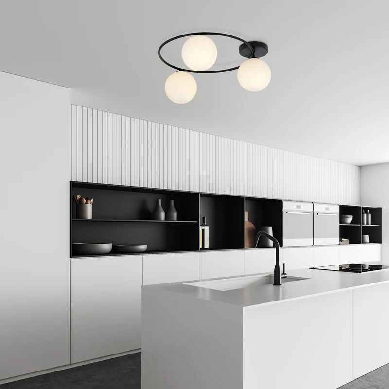 Globe Luminaire Blanc