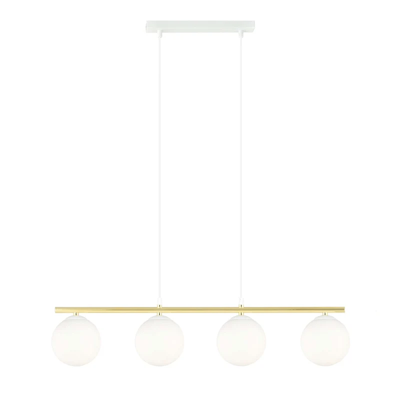 Suspension Blanc Et Or