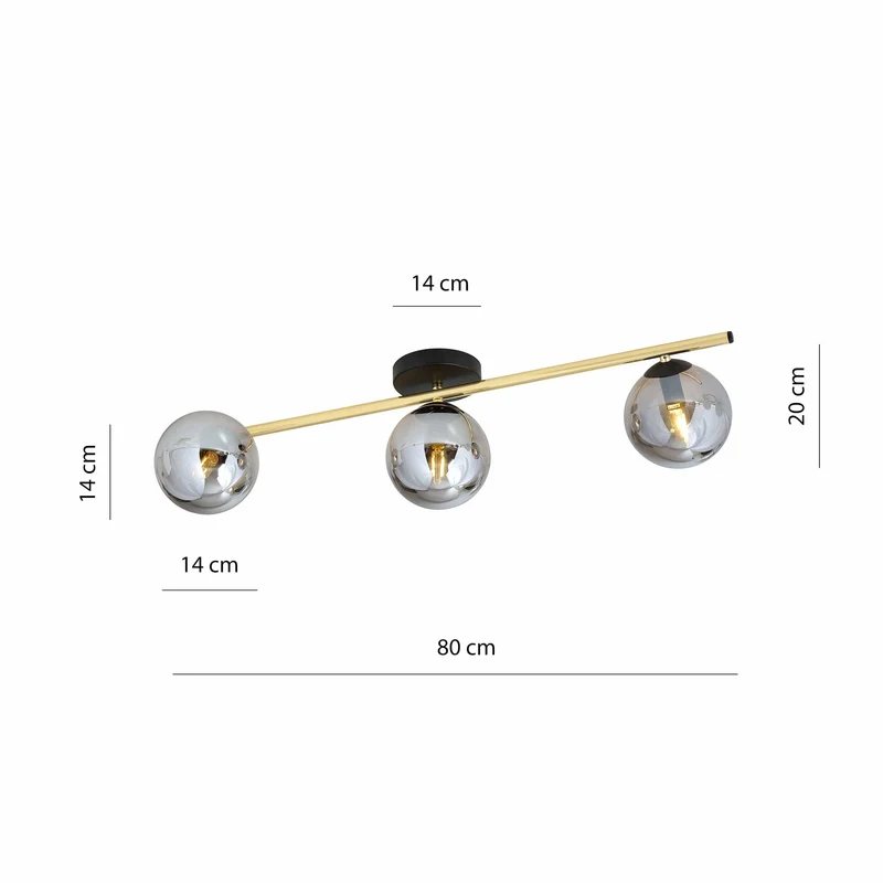 Plafonnier Laiton Design