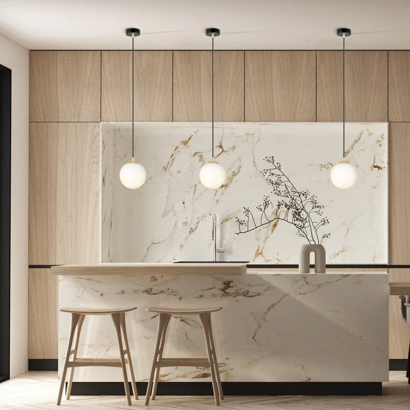Suspension Verre Opaline