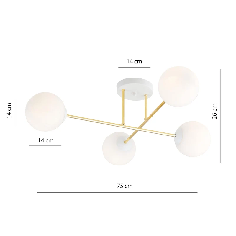 Plafonnier Blanc Cuisine