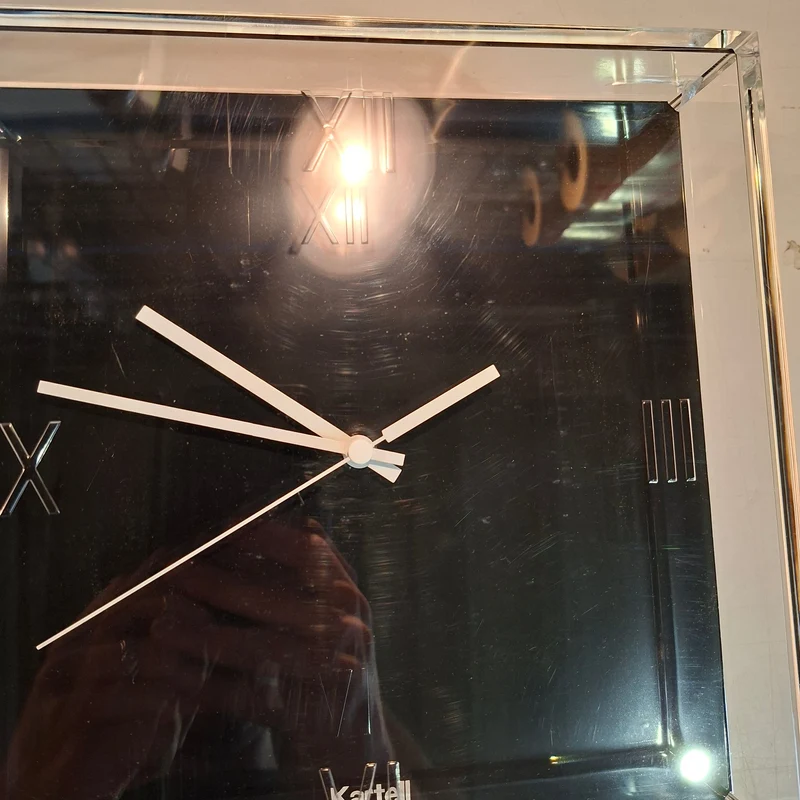 Kartell Tic & Tac Clock (Black) - Second chance 3