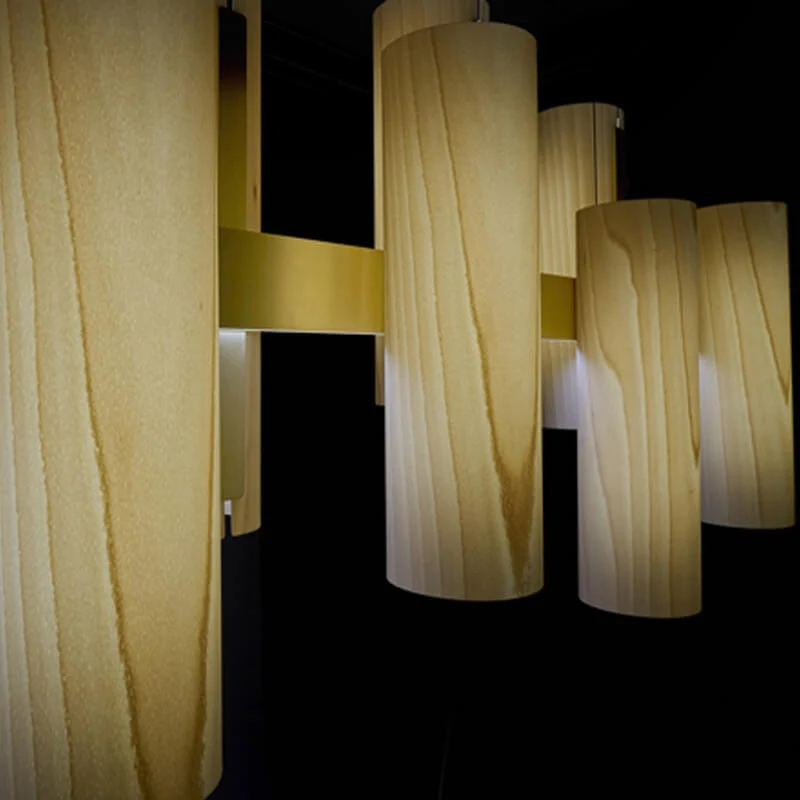 LZF Black Note Keys LED Suspension Lamp