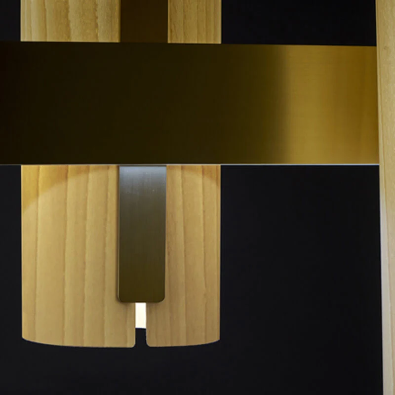 LZF Black Note Keys LED Suspension Lamp