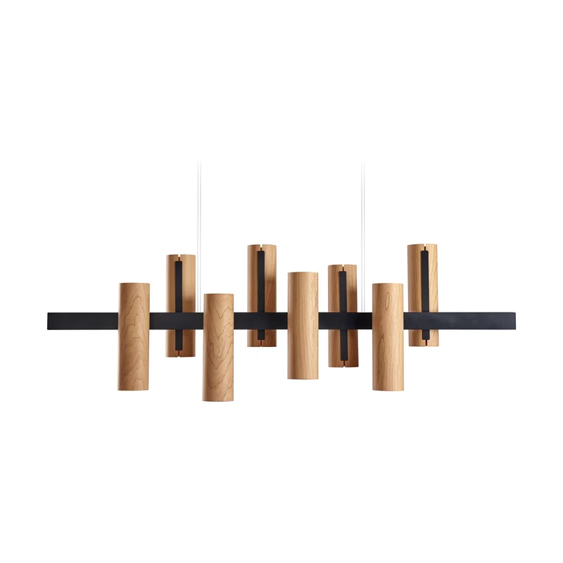 LZF Black Note Keys LED Suspension Lamp