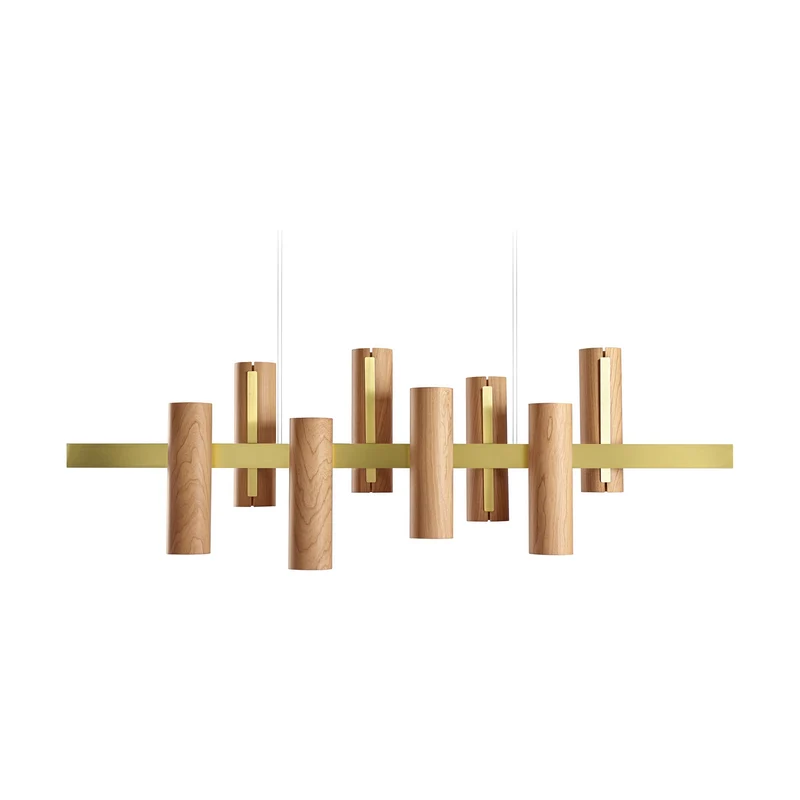 LZF Black Note Keys LED Suspension Lamp