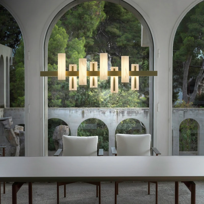 LZF Black Note Keys LED Suspension Lamp