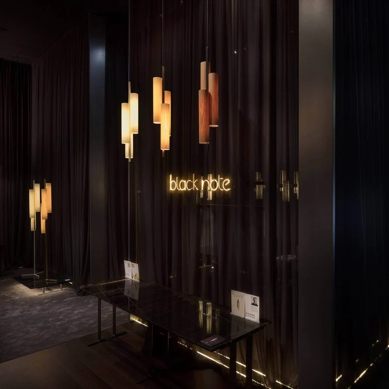 LZF Black Note Triplet LED Suspension Lamp