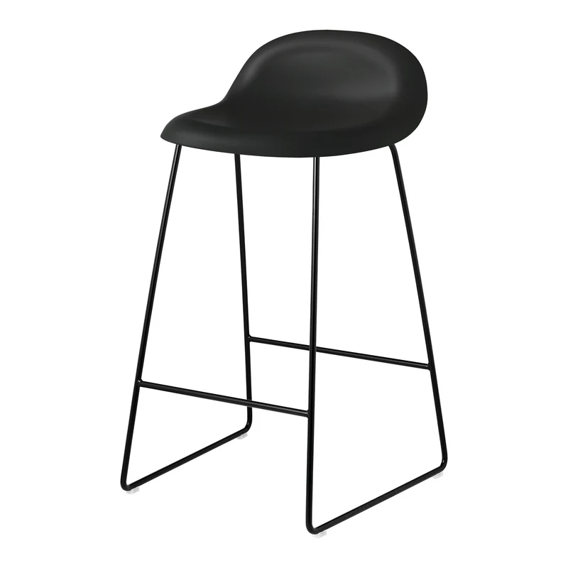 Gubi 3D Counter Stool Un-Upholstered