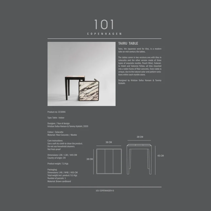 101 Copenhagen Tairu Table