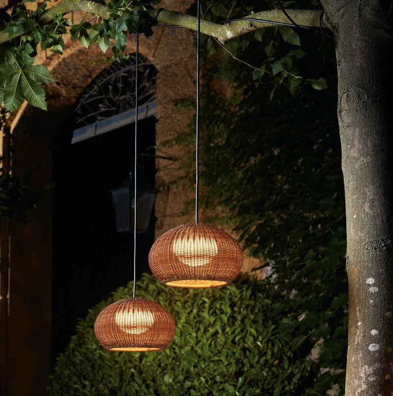 Bover Garota Outdoor Hanging Lamp with Plug