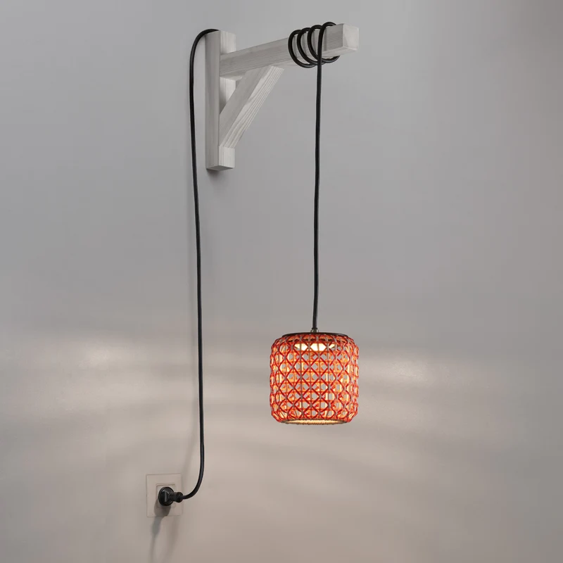 Bover Nans S/16/H Outdoor Hanging Lamp with Plug
