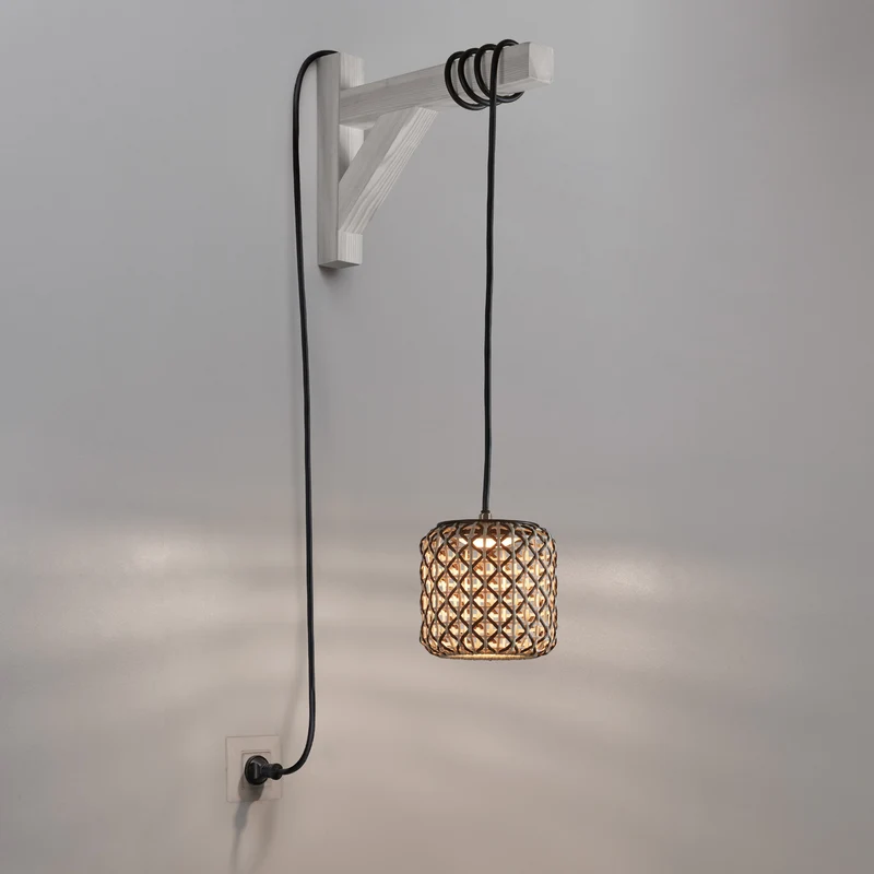 Bover Nans S/16/H Outdoor Hanging Lamp with Plug