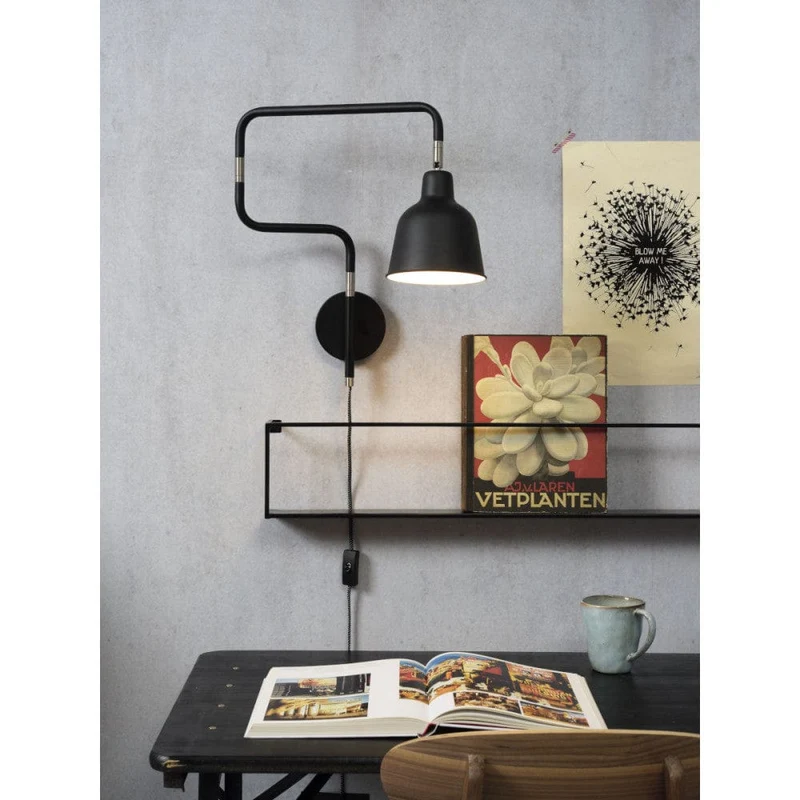 Applique Murale Noire Vintage