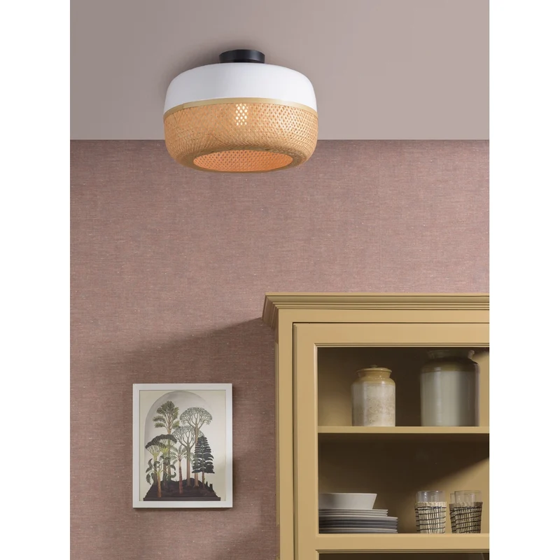 Plafonnier Blanc Rond