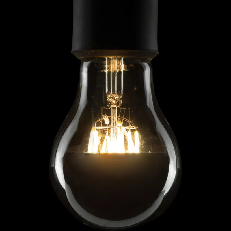 Segula Vintage LED Bulb E27 A67 Mirror Head Silver - 550lm 2700K - Dimmable