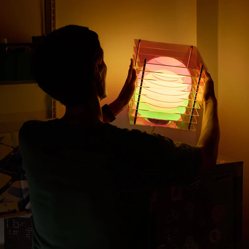 BằNG Lớp Big Square Table Lamp