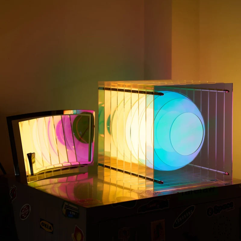 BằNG Lớp Big Square Table Lamp