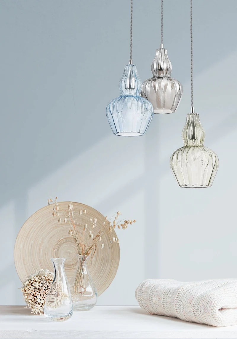 Luminaire Suspension En Verre Transparent
