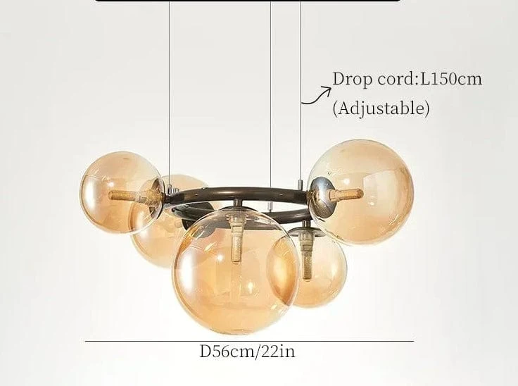 Suspension Verre Boule