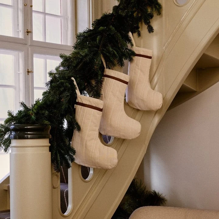 Ferm Living Vari Quilted Christmas Stocking