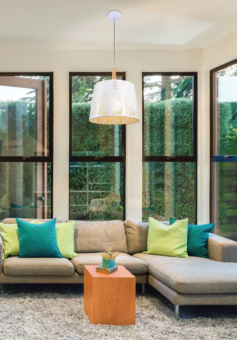 Luminaire Suspendu Blanc Et Bois