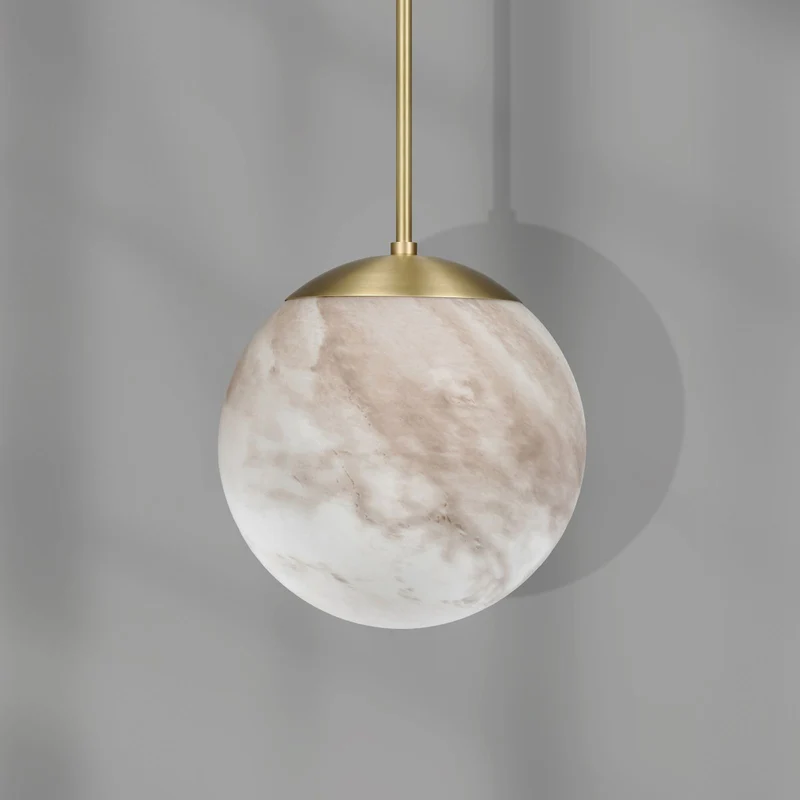 Schwung Globe Marble Single 300 Pendant