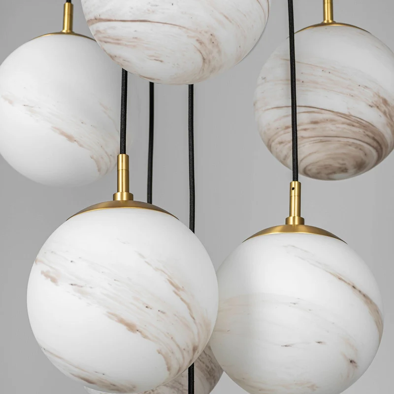 Schwung Globe Cluster 10 Chandelier