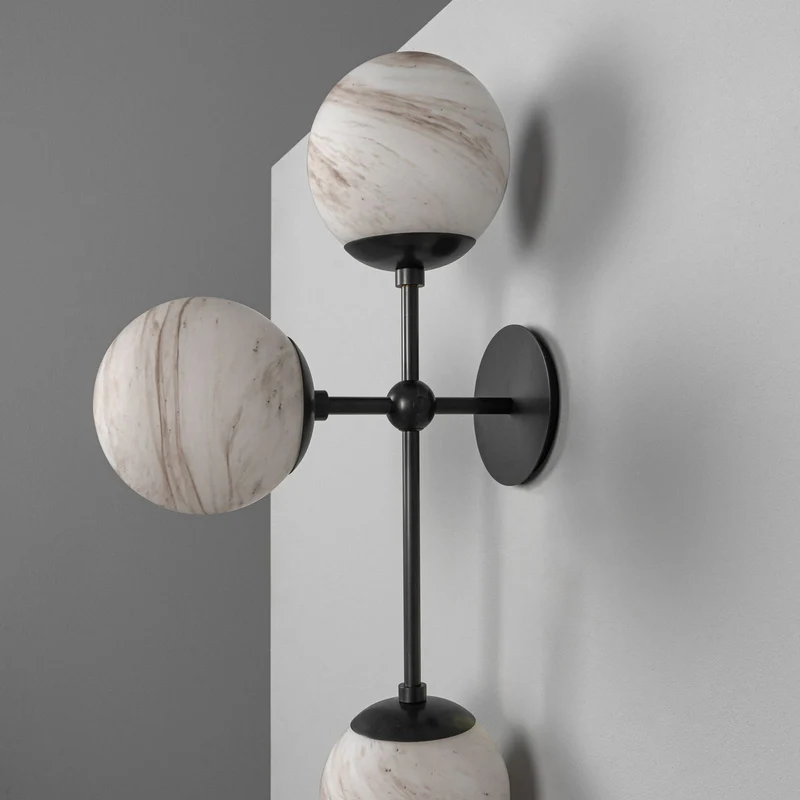 Schwung Armstrong Triple Wall sconce