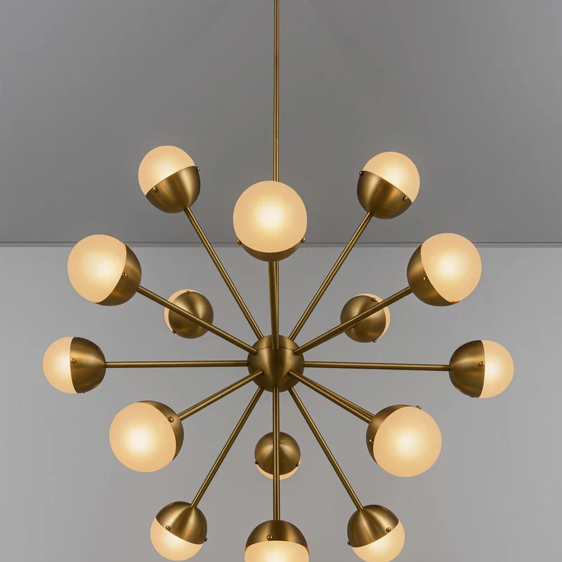 Schwung Molecule Spark Round 17 Chandelier