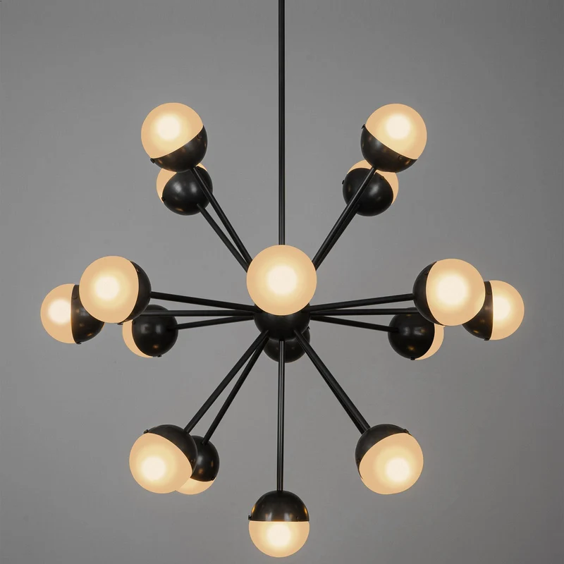 Schwung Molecule Spark Round 17 Chandelier