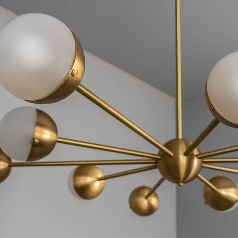 Schwung Molecule Spark Round 10 Chandelier