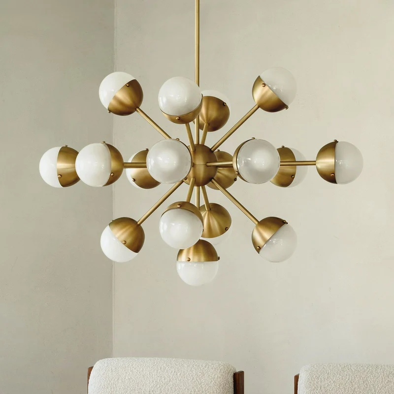 Schwung Molecule Spark Oval 17 Chandelier