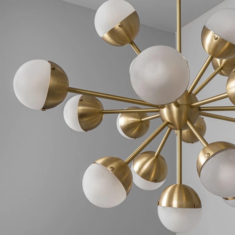 Schwung Molecule Spark Oval 17 Chandelier