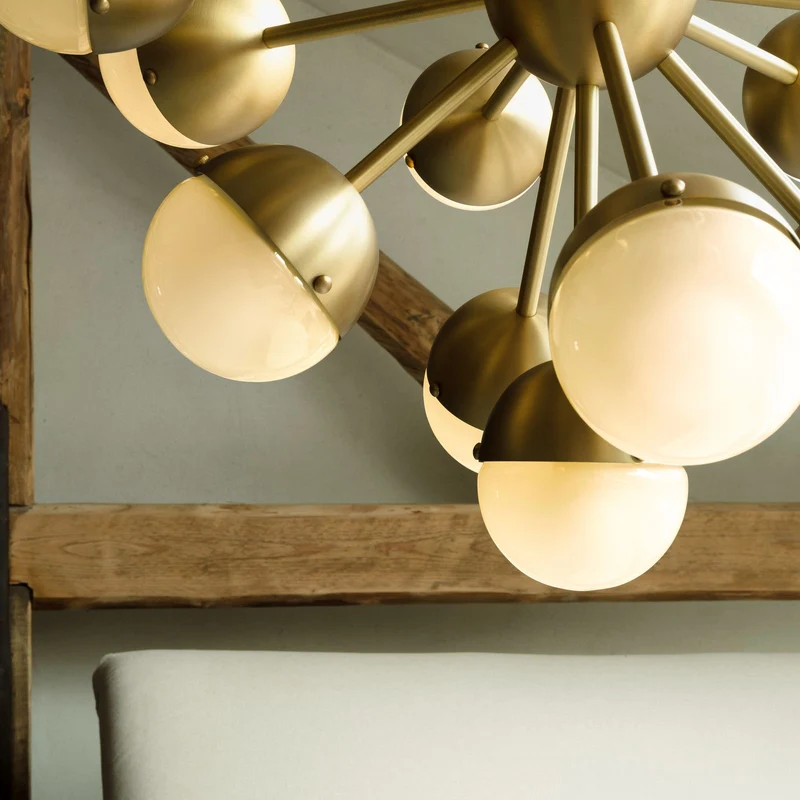 Schwung Molecule Spark Oval 17 Chandelier