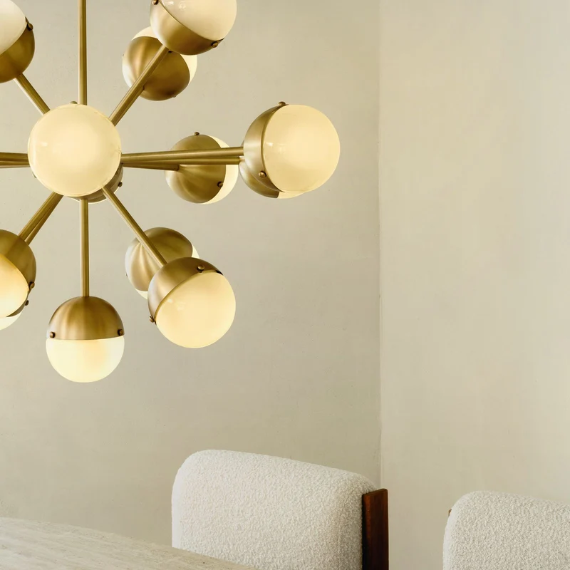 Schwung Molecule Spark Oval 17 Chandelier