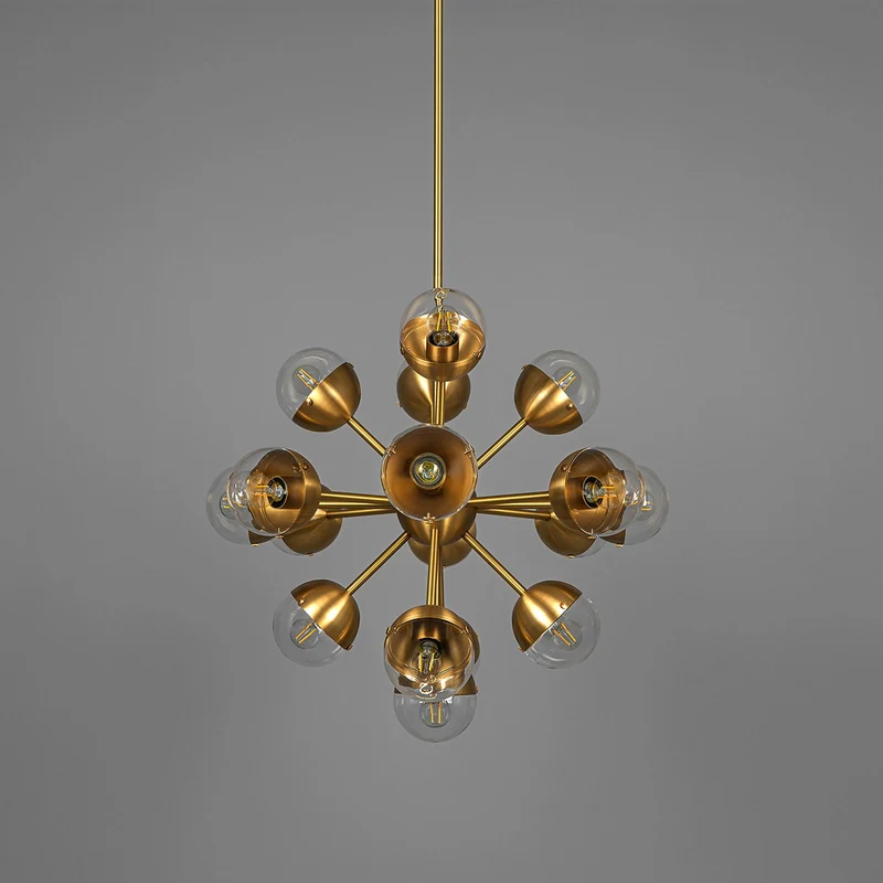 Schwung Molecule Spark Oval 17 Chandelier