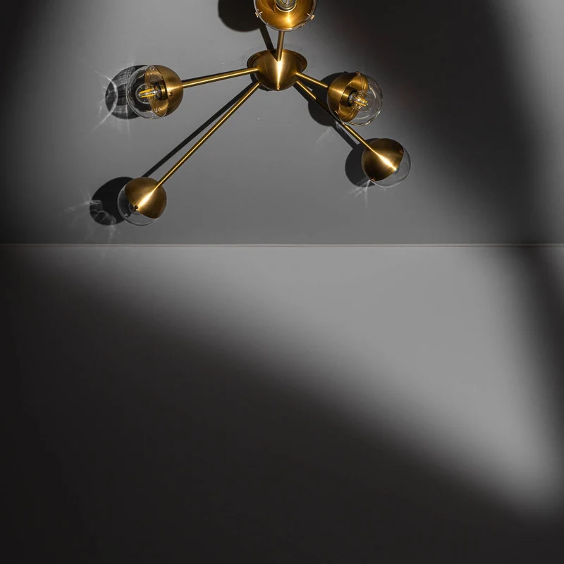 Schwung Molecule Spark Chandelier