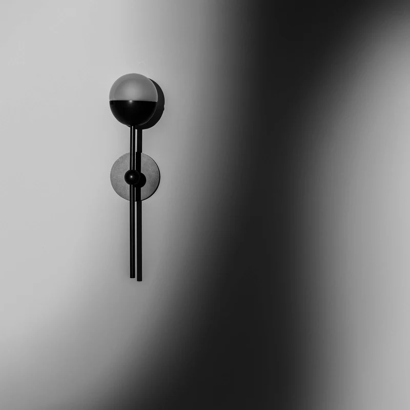 Schwung Molecule Single Wall Sconce
