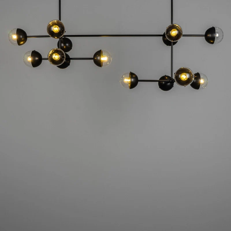 Schwung Molecule Linear Chandelier