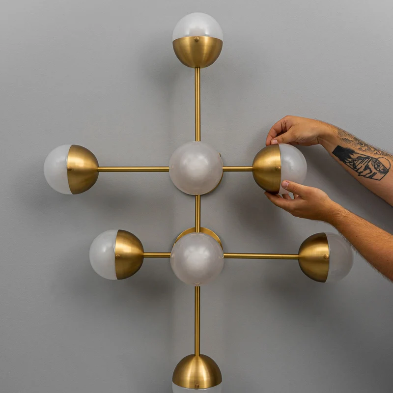 Schwung Molecule 8 Chandelier