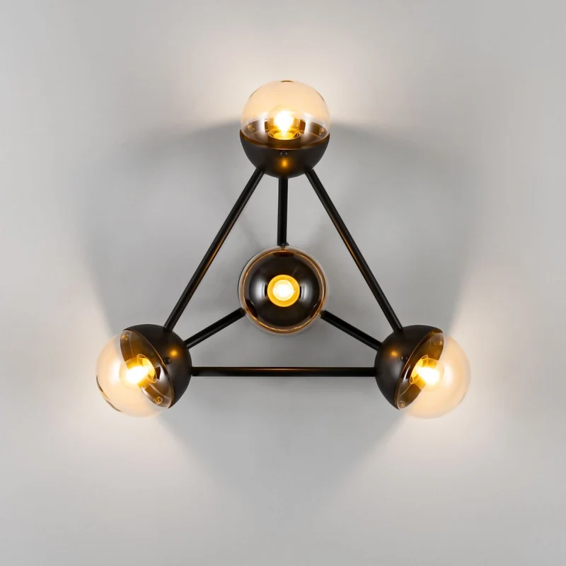 Schwung Molecule 4 Wall sconce
