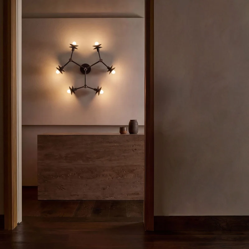 Schwung Babylon 6 Flush Mount Ceiling/Wall Lamp