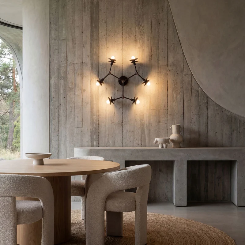 Schwung Babylon 6 Flush Mount Ceiling/Wall Lamp