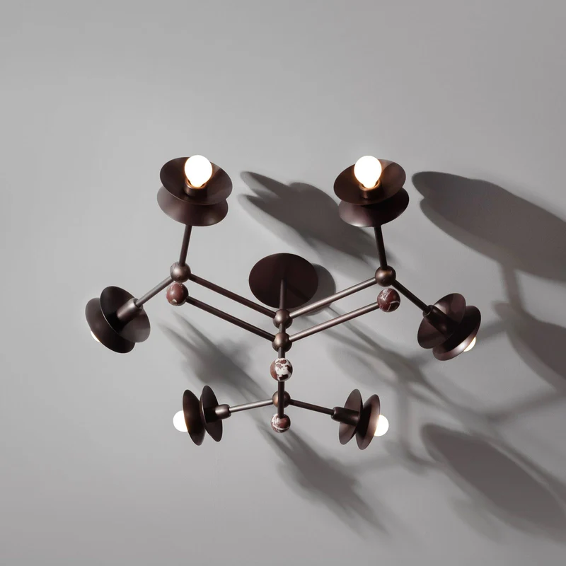 Schwung Babylon 6 Flush Mount Ceiling/Wall Lamp