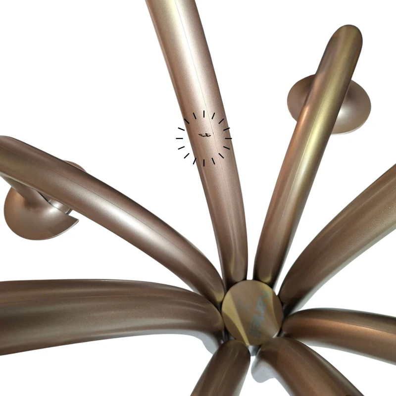 Kartell Khan Chandelier (Metal Matt Bronze) - Second Chance