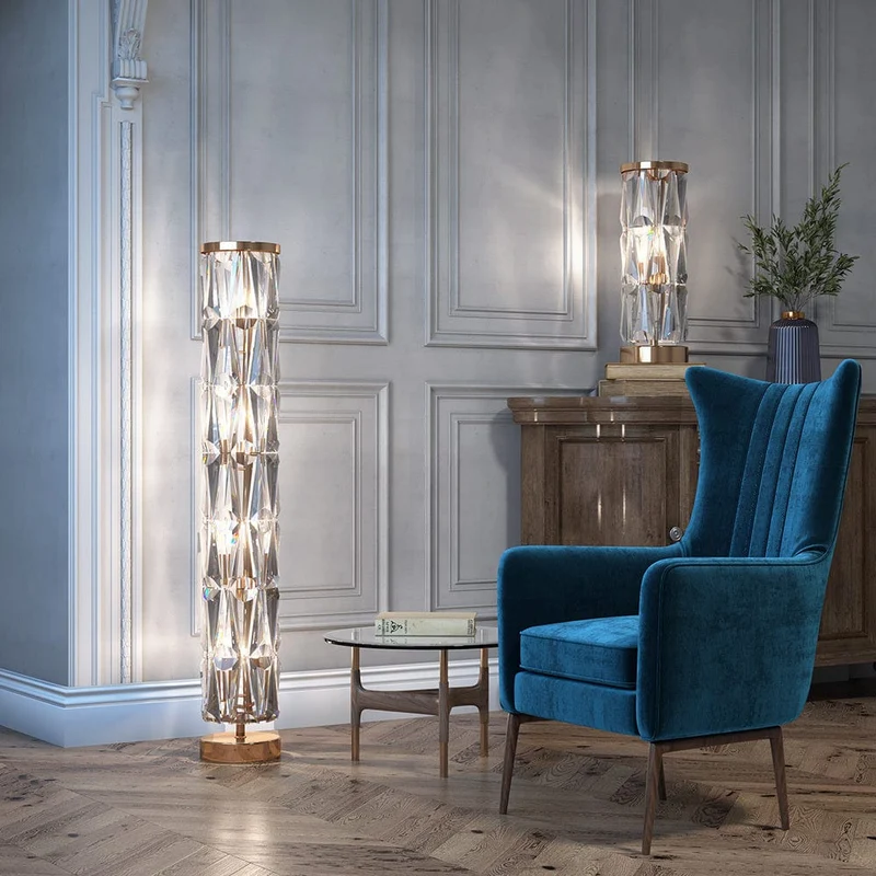 Lampadaire Pied Doré