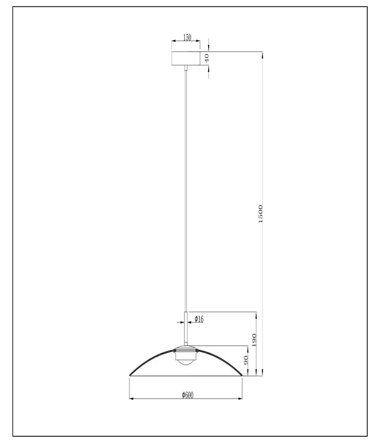Suspension Circulaire Led
